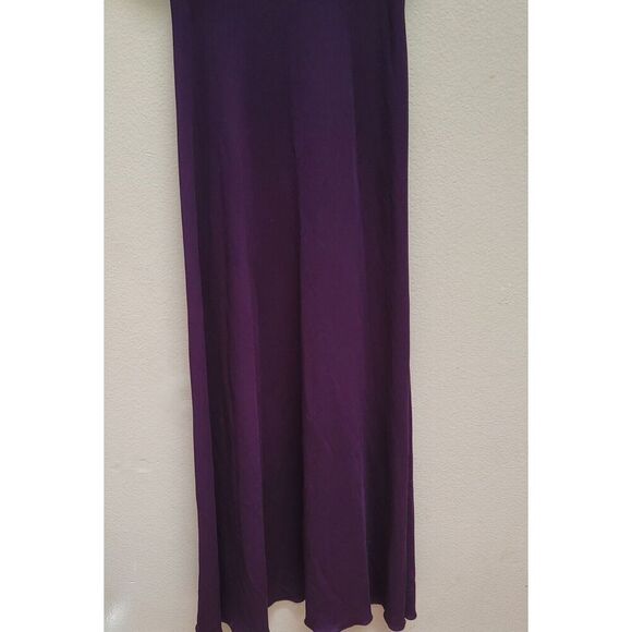 Vintage Ursula of Switzerland Womens Size 9/10 Purple Fancy Maxi Dress - Picture 4 of 8